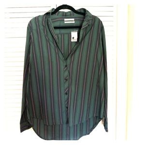 Urban Outfitters Striped Button Down M
